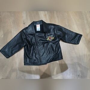 Title: Toddler Biker Jacket - Park Bench Kids "Born to Ride" Moto Jacket (Size 2